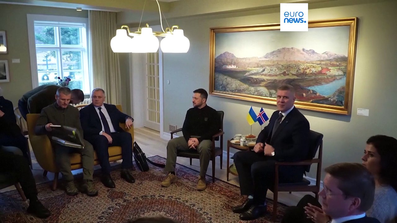 Selenskyj in Island: Ukrainisch-nordischer Gipfel in Skandinavien