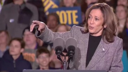 Kamala Harris’s five-word message to protesters interrupting rally