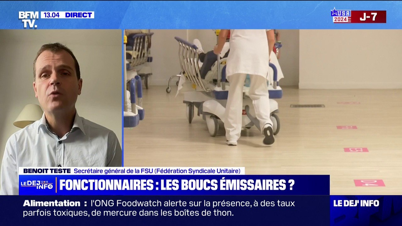 Benoît Teste (FSU): "La droite et l'extrême droite s'entendent pour taper sur les fonctionnaires"