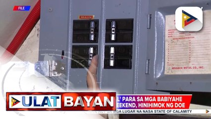 'Energy-conscious travel,' hinimok ng DOE para sa mga babiyahe ngayong Undas
