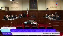 Siete ministros de la SCJN presentarán su renuncia este martes