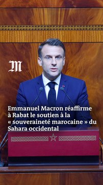 Au Maroc, Emmanuel Macron réaffirme son soutien à « l’autonomie sous souveraineté marocaine du Sahara occidental »