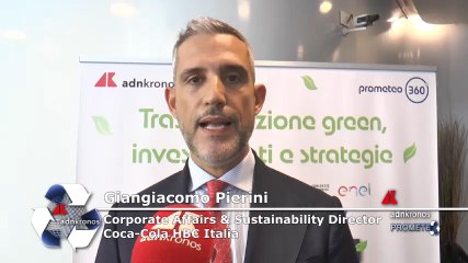 Sostenibilità, Pierini (Coca Cola Italia): “Mezzo mld di euro di investimenti in Italia dal 2010”
