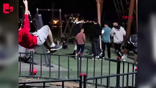 Parkta kamu malına zarar veren ve görevlilere saldıran 3 kişi yakalandı