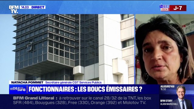 Licenciement des fonctionnaires: Ce n'est pas tabou, cela existe dans le statut , souligne Natacha Pommet (CGT Services publics)