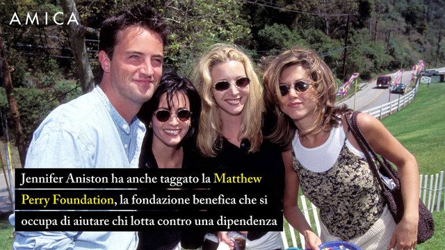 Jennifer Aniston e Courteney Cox, il ricordo commosso di Matthew Perry a un anno dalla morte