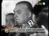 Murió el genocida Albano Harguindeguy