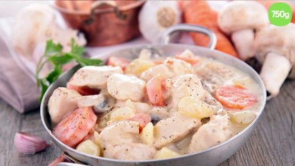 Blanquette à l'ancienne au poulet
