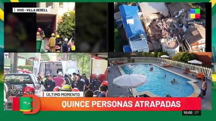Cobertura exclusiva del derrumbe en Villa Gesell: hablaron el intendente y el fiscal