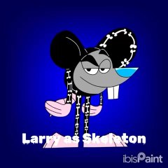 Johnny & Friends: Larry as Skeleton in Speedpaint