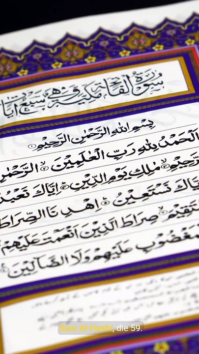 Sure Al Hashr- einige Fakten