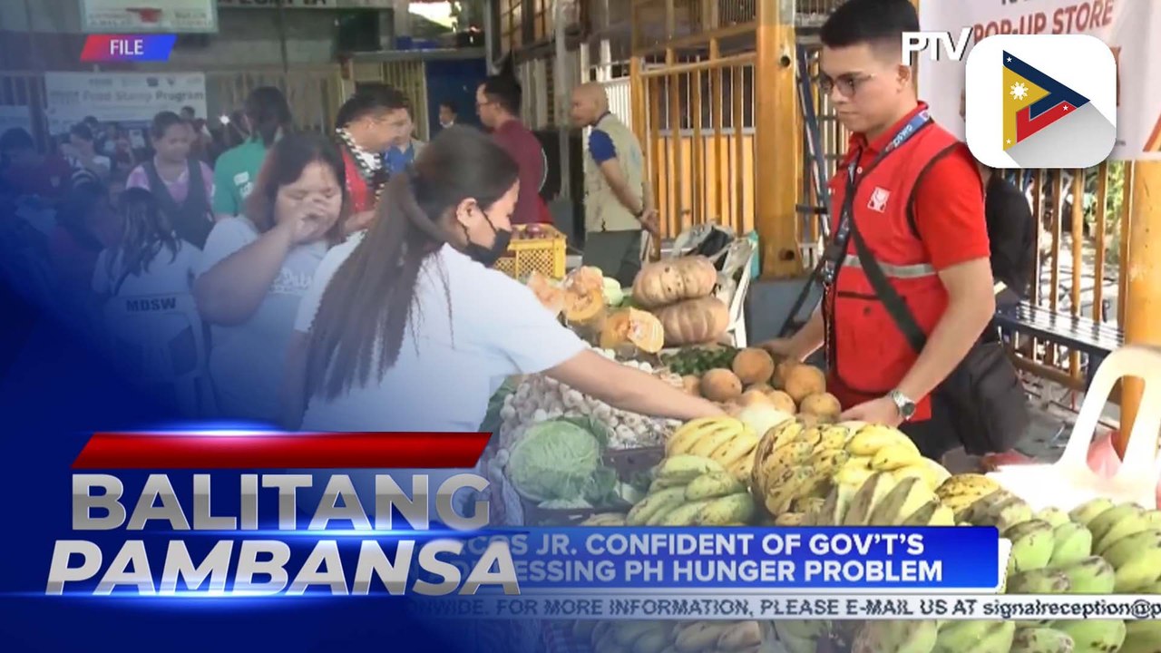 PBBM confident of gov’t’s measures in addressing PH hunger problem