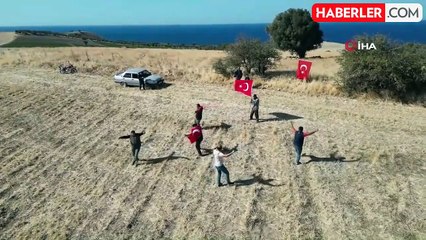 Ayvacık'ta Köylülerden Anlamlı 29 Ekim Videosu