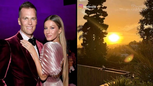 Tom Brady Shares Sunset Photo with Fleetwood Mac Lyrics Hours After Ex Gisele Bündchen Pregnancy News