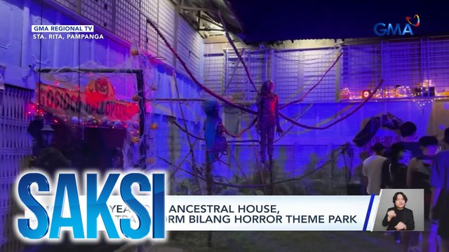 183-year old ancestral house, nag-transform bilang horror theme park | Saksi