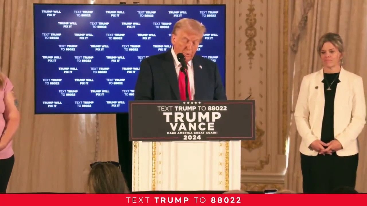 Donald Trump : ""Kamala Harris mène une campagne immorale, de démoralisation et de destruction. Mais surtout c'est une campagne de haine, de haine absolue"