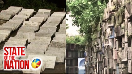 Buto ng mga yumao na matagal nang hindi nadadalaw, inilipat sa mass vault ng Tala Cemetery | SONA