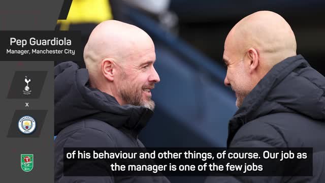 Guardiola 'so sorry' for sacked ten Hag