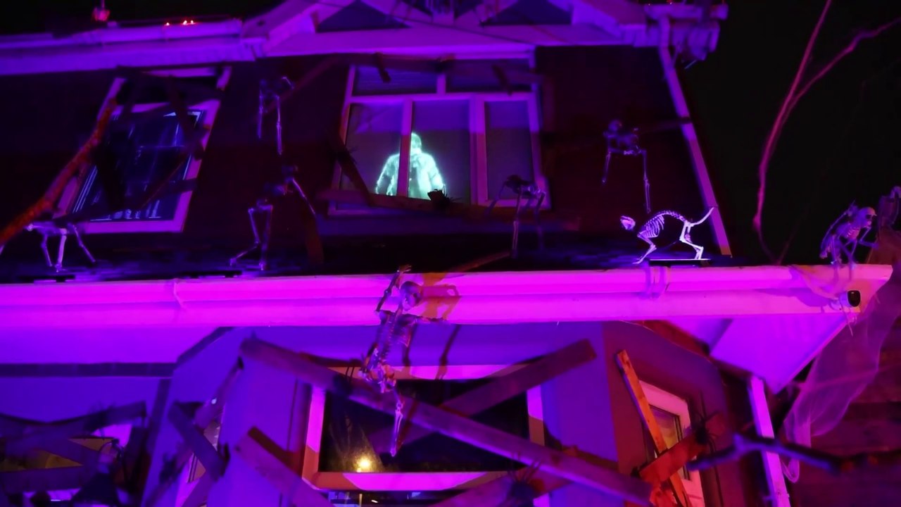 Couple create spooky mazes in their home with pet cemetery