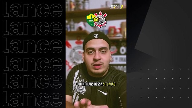 Torcedor do Corinthians reforça 'Não precisa golear, só precisa vencer'