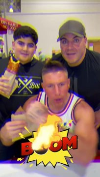 BOOM! Or DOOM! ☠️⁉️ #costco #costcoguys #father #son #family #fun #bigjustice #boom @Steve Will Do It @Steiny