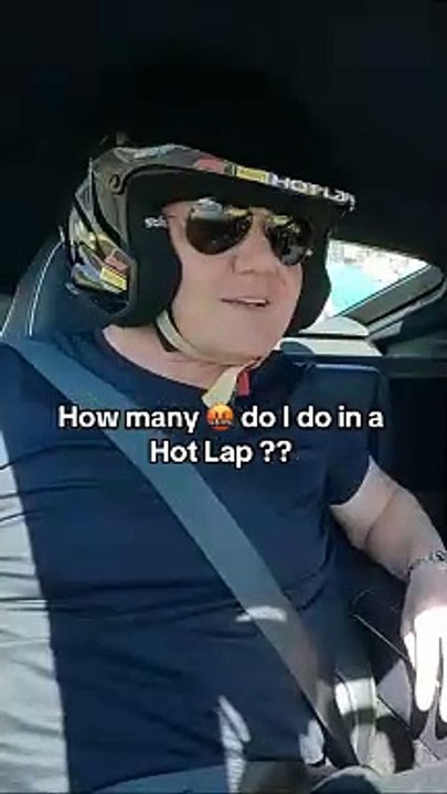 This is what happens when an @Formula 1 safety car driver does a hot lap wirh you….how many times did I  ? Tell me ⬇️