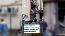 Rusia toma dos ciudades ucranianas y avanza al ritmo más rápido en un año