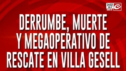 Derrumbe en Villa Gesell: habla testigo clave