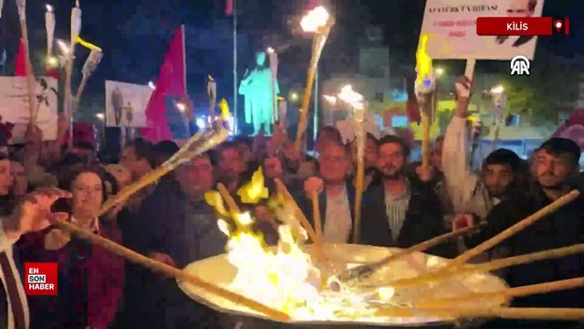 Yurdun dört bir yanında Cumhuriyet Bayramı için fener alayı