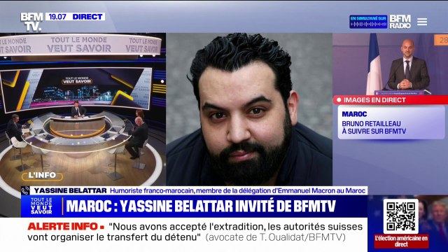 Visite d'État d'Emmanuel Macron au Maroc: Vous imaginez ma fierté de revenir au Maroc avec un avion de la République française , affirme Yassine Belattar