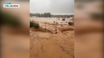 Casas inundadas y coches flotando en Valencia y Albacete