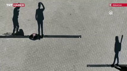 Adıyamanlı öğrencilerden Cumhuriyet Bayramı'nda anlamlı koreografi