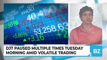 DJT Paused Multiple Times Tuesday Morning Amid Volatile Trading