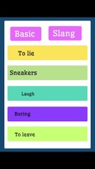 Basic English words for beginners