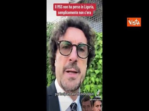 Regionali Liguria, Toninelli: L'M5s non ha perso, non c'era, c'era solo il partito di Conte