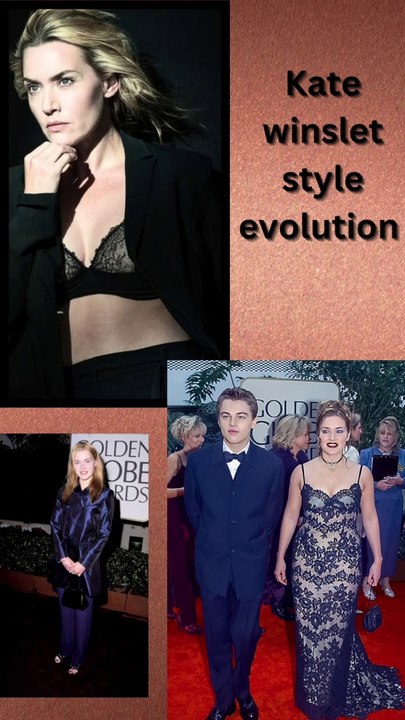 Kate winslet Style Evolution #Evolution #Kate Winslet #titanic #movies #Hollywood