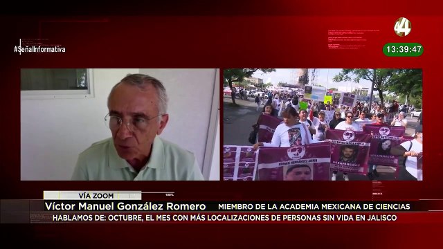 Víctor González Romero habla sobre las personas localizadas sin vida en Jalisco durante octubre