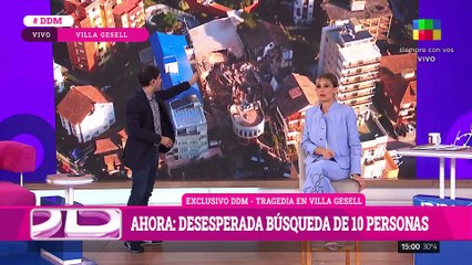  Se DERRUMBÓ UN HOTEL en VILLA GESELL: Continúan las labores de rescate