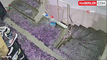 "Gürültü yapıyorsun" deyip evindeki bütün çöpleri komşusunun kapısına bırakıyor