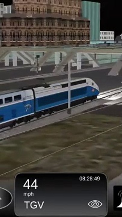 #TGV Arrive dans Gare de Paris du Nord a Lille Flandres en France de TGV duplex une Grande vitesse