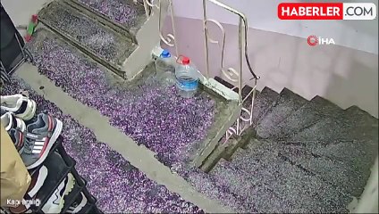 "Gürültü yapıyorsun" deyip evindeki bütün çöpleri komşusunun kapısına bırakıyor