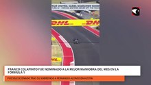 Franco Colapinto fue nominado a la mejor maniobra del mes en la Fórmula 1