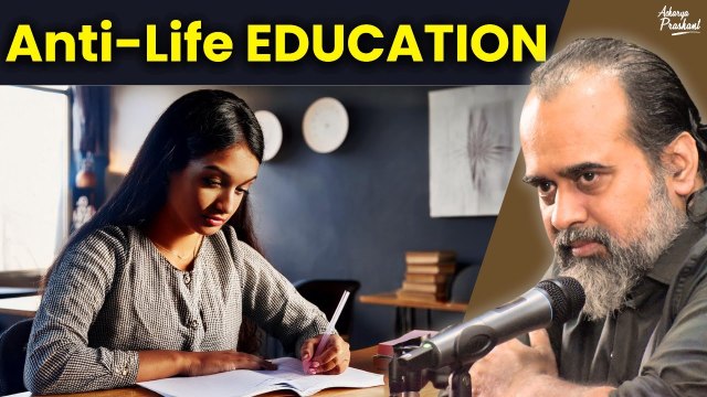 Anti-life education || Acharya Prashant, with IIM Calcutta (2022)