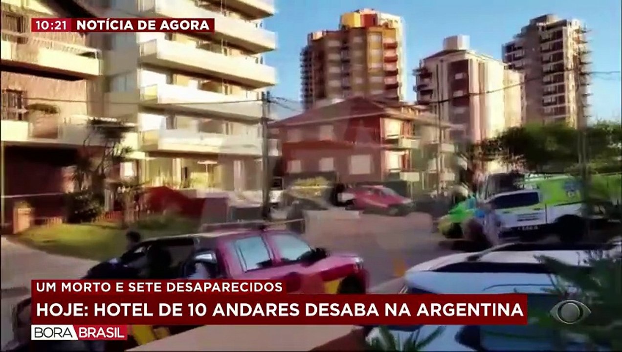 Prédio de 10 andares desaba na Argentina e deixa vítimas