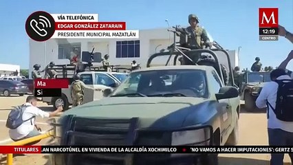 Alcalde de Mazatlán describe la situación de la región tras los refuerzos de seguridad establecidos