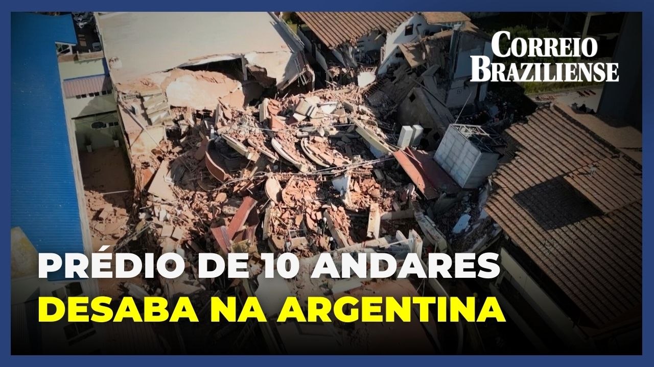 Prédio de 10 andares desaba na Argentina e deixa desaparecidos