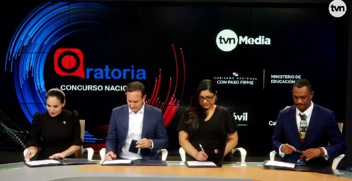 TVN Media firma alianza con el Concurso Nacional de Oratoria 2024