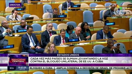Miembros de la ONU pidieron cese al bloqueo en Cuba
