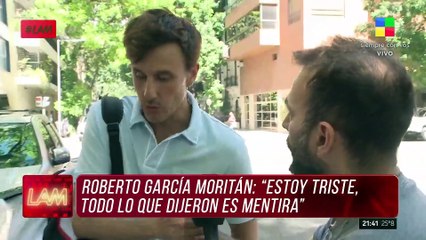 Roberto García Moritán NEGÓ UNA NUEVA RELACIÓN y SE DEFENDIÓ DE LAS ACUSACIONES