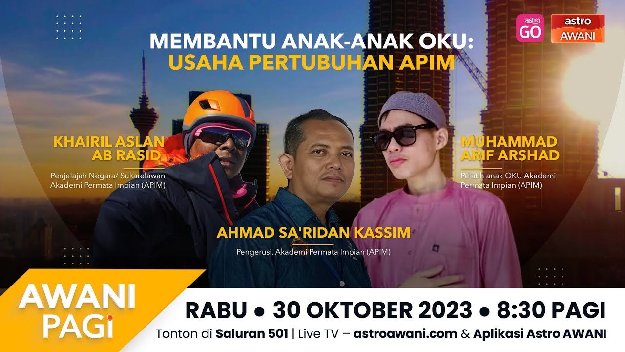 AWANI Pagi: Membantu Anak-Anak OKU: Usaha Pertubuhan APIM